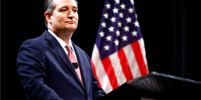 FILE: Republican U.S. Senator Ted Cruz takes part in a debate for the Texas U.S. Senate with Democratic Rep. Beto O'Rourke, in Dallas.