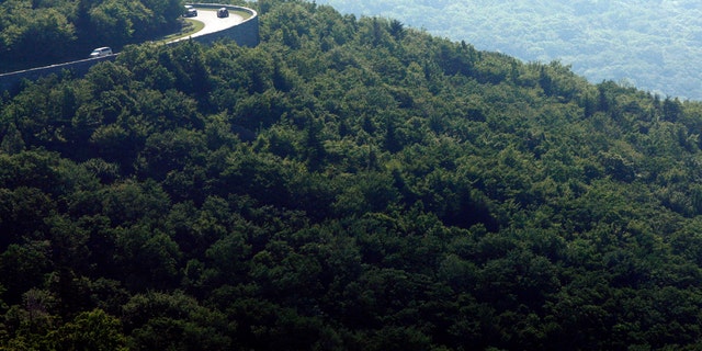 The Blue Ridge Parkway, looking north from the Linn Cove Viaduct, near Grandfather Mountain in northwestern, N.C  on June 23, 2010. A North Carolina conservation group has earned a grant that will help protect land and water across the state. The one-year, $50,000 grant from the Z. Smith Reynolds Foundation will help the Conservation Trust for North Carolina as well as local land trusts. It will help the trusts build public awareness of the importance of conservation and provide for regional initiatives.  CTNC is also working to maintain the pace of conservation along the Blue Ridge Parkway, which celebrates its 75th anniversary in September.  (AP Photo/News &amp; Observer, Shawn Rocco)