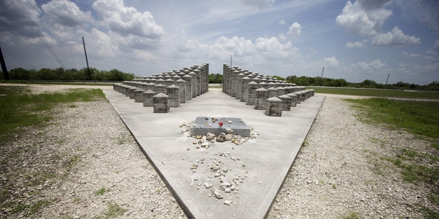 The ValuJet Memorial in Everglades National Park.