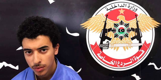 Hashim Abedi, brother of Manchester suicide bomber Salman Abedi, on Wednesday after his arrest in Tripoli.