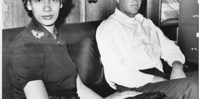 Mildred Loving and her husband, Richard P. Loving, in January 1965.
