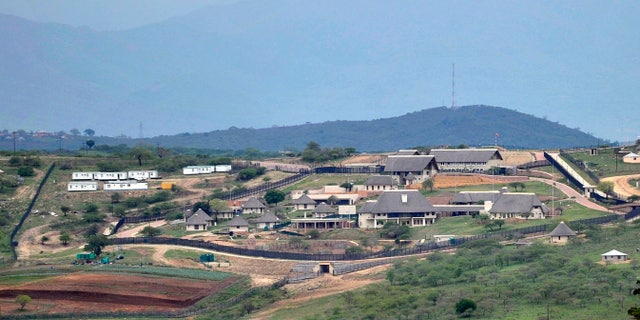 South African President Jacob Zuma's private compound homestead in Nkandla, in 2012.