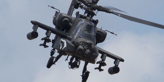 Apache helicopter.