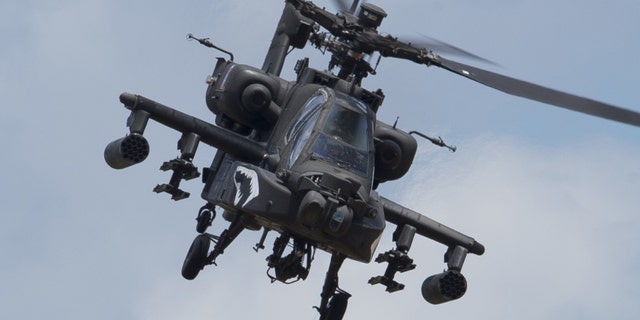 Apache helicopter.