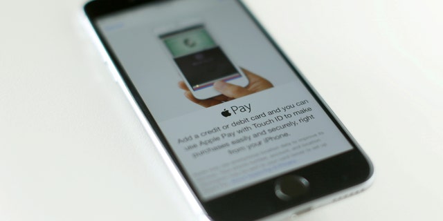 File photo: An Apple iPhone 6 with Apple Pay is shown in this photo illustration in Encinitas, California, U.S. June 3, 2015. (REUTERS/Mike Blake)