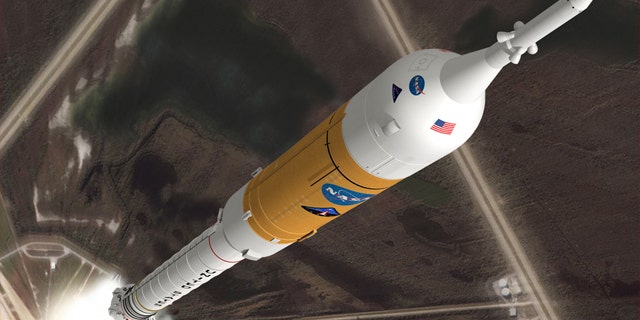 Artist's impression of Ares I launch