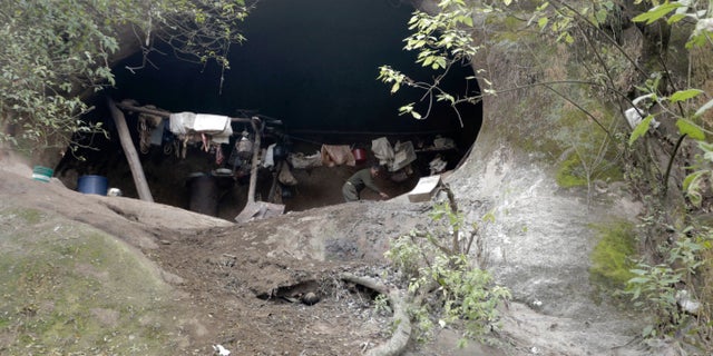 Pedro Luca has survived in his cave without electricity or running water.
