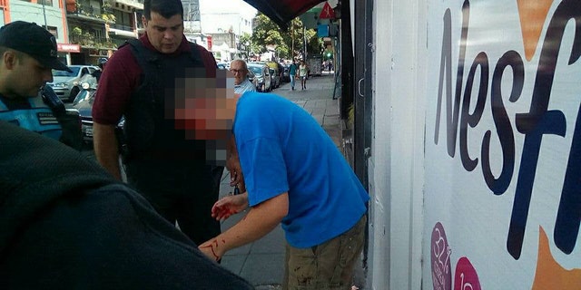 Walter Rodriguez shared photos of the man he beat up after he groomed his daughter online.