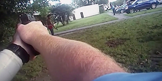 Another frame taken from police body camera footage.