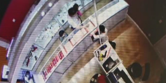 A couple in Arkansas used their children in a heist from a jewelry store, according to police.