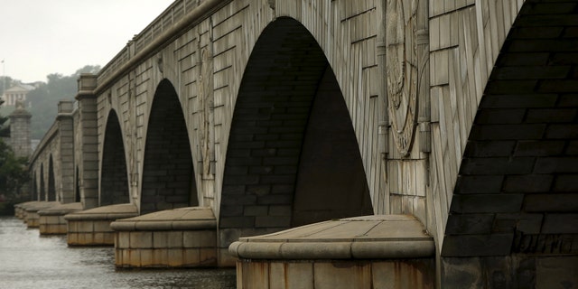 The concrete in the nine arch spans of the Arlington Memorial bridge have been deteriorating for decades. But it’s the center span that’s most critical.