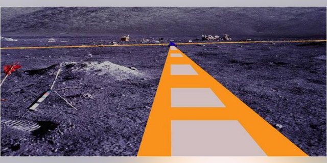 "Arms" of Kapton material spread out on the lunar surface could serve as a robust, lightweight backbone for an array of low-frequency antennas that could be deployed by a modest rover.