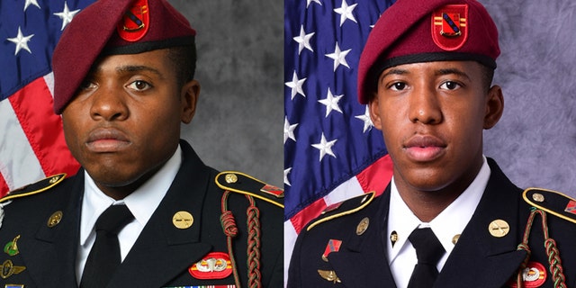 U.S. Army, Sgt. Roshain E. Brooks (L) & Sgt. Allen L. Stigler Jr.(R)