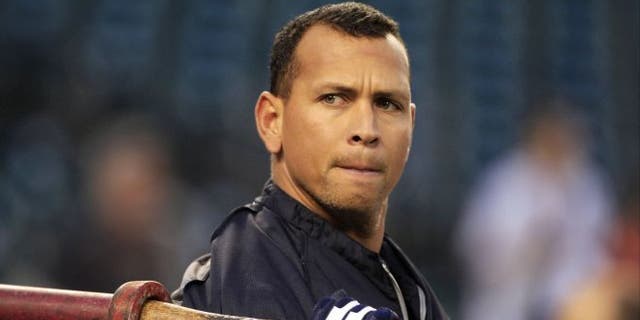 Oct. 17, 2012: New York Yankees' Alex Rodriguez takes batting practice before Game 4 of the American League championship series against the Detroit Tigers, in Detroit.