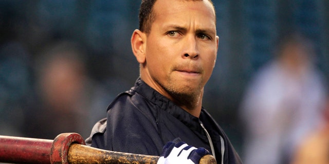 Oct. 17, 2012: Alex Rodriguez takes batting practice before Game 4 of the American League championship series against the Detroit Tigers.