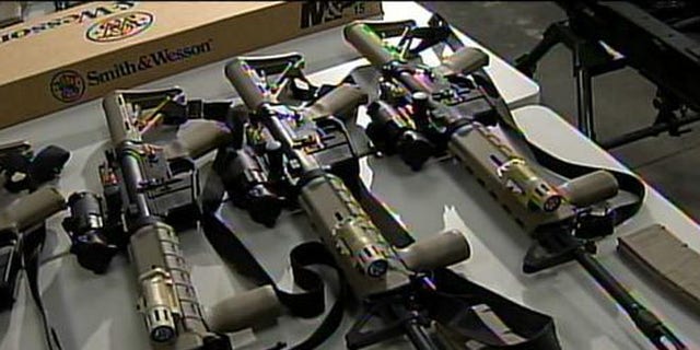 AR-15 style rifles purchased by the Maricopa County Sheriff's Office.