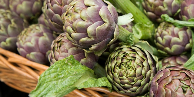 "Artichokes are one of the highest fiber foods, packing seven grams of fiber per artichoke," says registered dietitian Kylie Ivanir. 