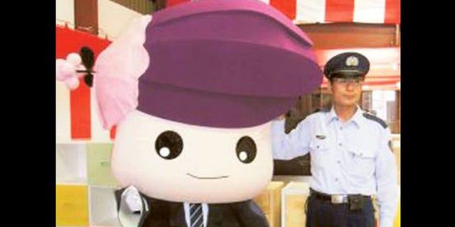 A version of "Katakkuri-chan", the mascot of Asahikawa Prison, in Asahikawa, some 560 miles north of Tokyo.