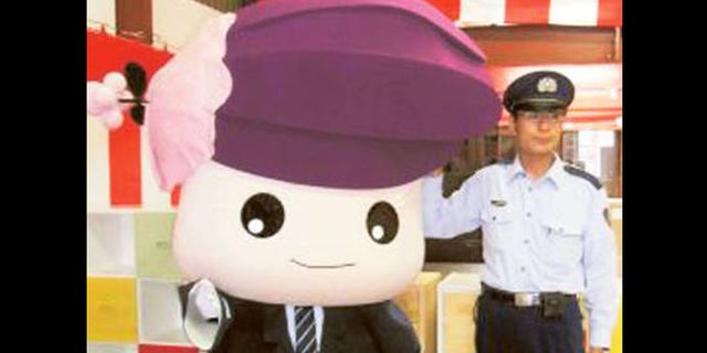 A version of "Katakkuri-chan", the mascot of Asahikawa Prison, in Asahikawa, some 560 miles north of Tokyo.