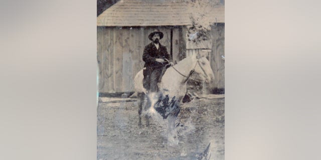 The tintype photograph of Pat Garrett's friend Ash Upson (Frank Abrams)