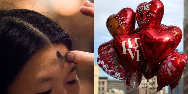 This Wednesday, Feb. 14, marks both Ash Wednesday and Valentine's Day, but Catholic leaders say the former should take precedence.