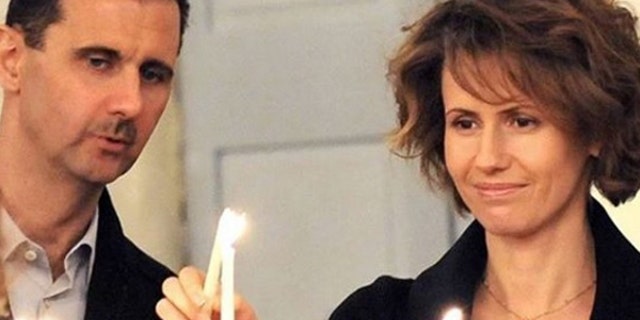 Bashar and Asma Assad are pictured in a Dec. 24, 2016, photo posted to her Instagram account.