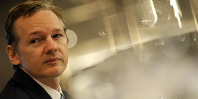 In this Oct. 23 file photo, WikiLeaks founder Julian Assange speaks during a press conference in London. (AP Photo)