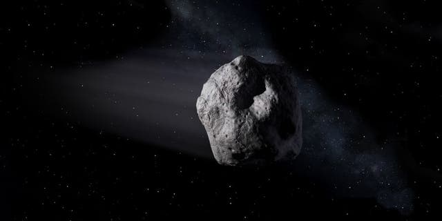 Artist's concept of a near-Earth object. Image credit: (NASA/JPL-Caltech)