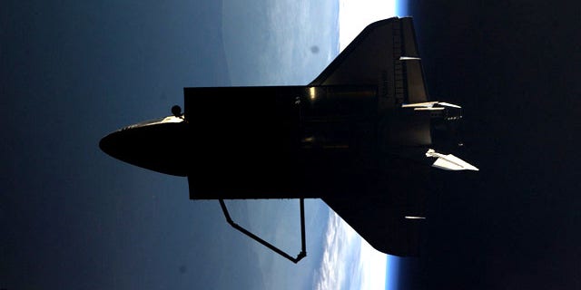 Astronaut Ron Garan tweeted this picture from the International Space Station: "The view #FromSpace of Shuttle #Atlantis flyaround of #ISS today (7/19/11) from Sergei's bedroom window."
