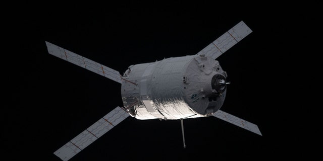 European Space Agency's "Edoardo Amaldi" Automated Transfer Vehicle-3 (ATV-3) nears the International Space Station, on March 28, 2012.