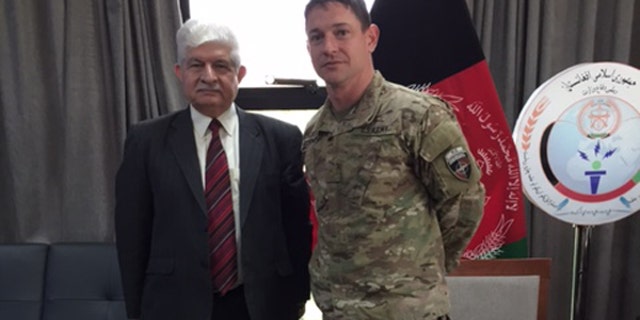 Gen. Dawlat Waziri, left, with Auchey