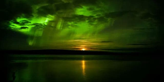 Astrophotographer Neil Simmons caught an auroral display near Lorraine Lake in Western Labrador, Canada. Image submitted Sept. 13, 2014.