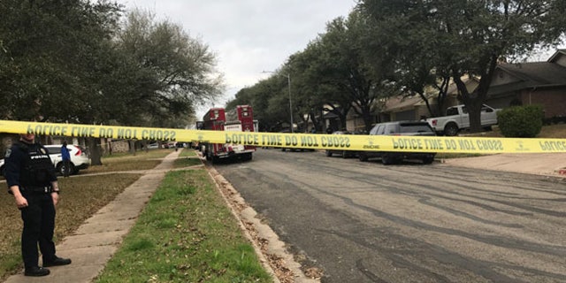 A man was killed after "some type of device" exploded on the front porch of his Austin home.