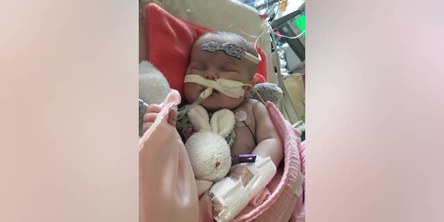 Avery has several different heart conditions. The next step is a heart transplant.
