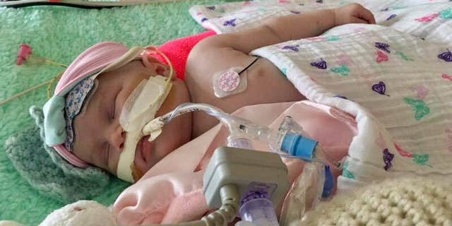 Avery was born on Feb. 23 and has never been out of the hospital.