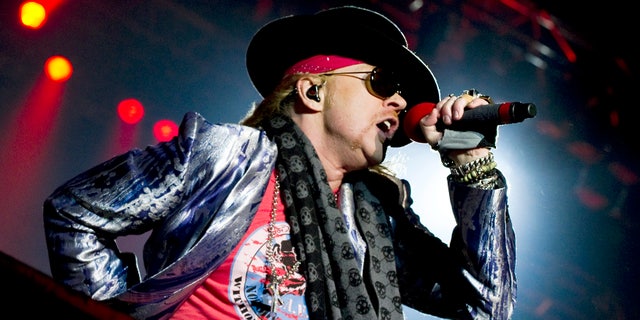June 12, 2010. Axl Rose performs during the Sweden Rock Festival 2010 in Solvesborg, Sweden.