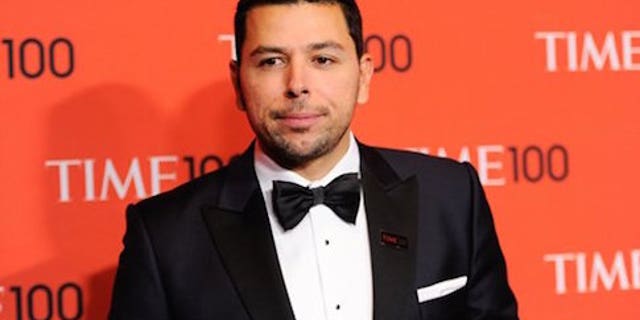 Ayman Mohyeldin arrives at the 2014 TIME 100 Gala held at Frederick P. Rose Hall, Jazz at Lincoln Center on Tuesday, April 29, 2014 in New York. (Photo by Evan Agostini/Invision/AP)