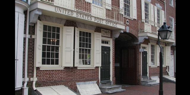 The B. Free Franklin location in Philadelphia. It's the former home of Benjamin Franklin.