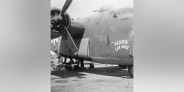 The 'Heaven Can Wait' B24 from the 320th 'Moby Dick Squadron' of the 90th Bomb Group famously known as the 'Jolly Rogers'. (Photo Credit: U.S. National Archives and Records Administration)