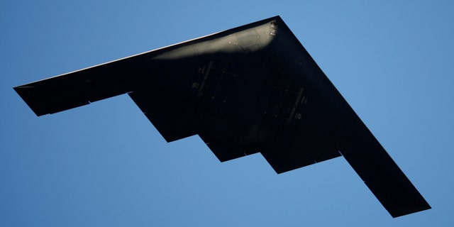 File photo - A B-2 Stealth Bomber performs a flyover at the 126th Rose Parade in Pasadena, California January 1, 2015. (REUTERS/David McNew)