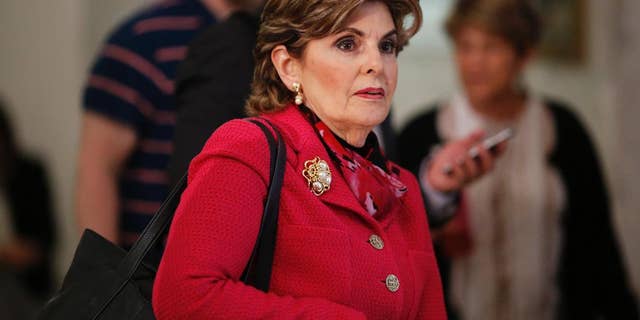Attorney Gloria Allred speaks to reporters May 24, 2016, in Norristown, Pa. (Associated Press)