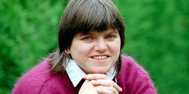 FILE - This June 14, 1997 file photo shows Jill Saward who has died aged 51. Jill Saward, a survivor of rape who became a powerful British campaigner against sexual violence, died Thursday Jan. 5, 2017 in central England, after suffering a stroke, Saward's family said. (PA via AP, File)