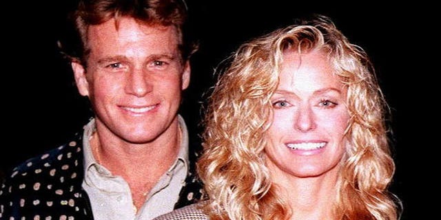 1987: Ryan O'Neal and Farrah Fawcett are seen together in a file photo.