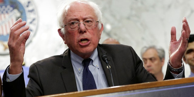 U.S. Sen. Bernie Sanders has called New York City Mayor Bill de Blasio "the opposite" of President Donald Trump.
