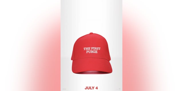 “The First Purge” movie poster featured a replica to a hat similar to the “Make America Great Again” baseball caps made popular during Donald Trump’s presidential campaign.