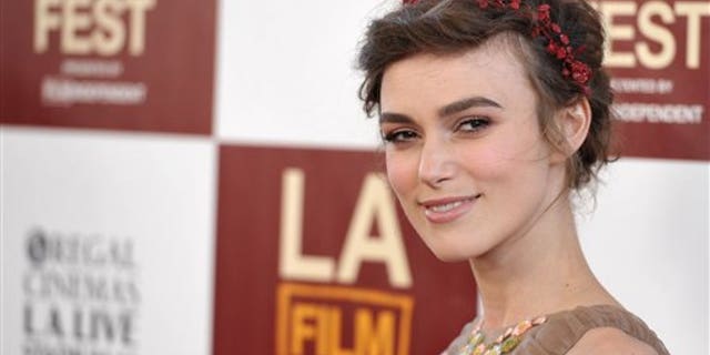 Keira Knightley arrives at the premiere of "Seeking a Friend for the End of the World" at Regal Cinemas LA Live on Monday June 18, 2012 in Los Angeles. (Photo by John Shearer/Invision/AP)