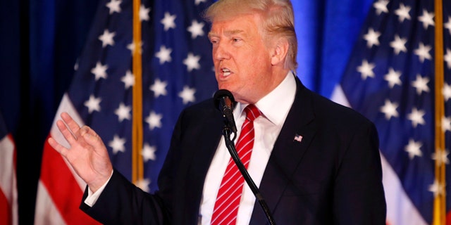 Republican Presidential candidate Donald Trump speaks in Youngstown, Ohio, Monday, Aug. 15, 2016.