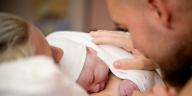 A newborn baby is shown right after delivery. Parents need to be willing, said Lila Rose, "to engage in [key] topics with kids and not shy away from them."
