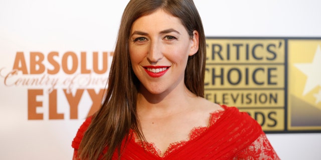 Actress Mayim Bialik.