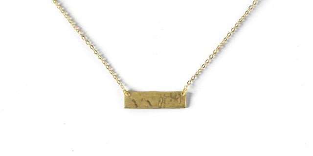 Brass .50 Caliber Bar Necklace